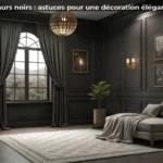 Chambre aux murs noirs : astuces pour une décoration élégante et apaisante