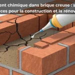 Scellement chimique dans brique creuse : solutions efficaces pour la construction et la rénovation