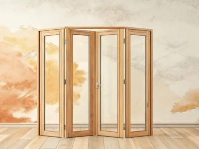 Baie vitrée accordéon&nbsp;: maximiser lumière et espace en choisissant le bon matériau