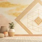 Peinture géométrique moderne : tendances, techniques et idées déco
