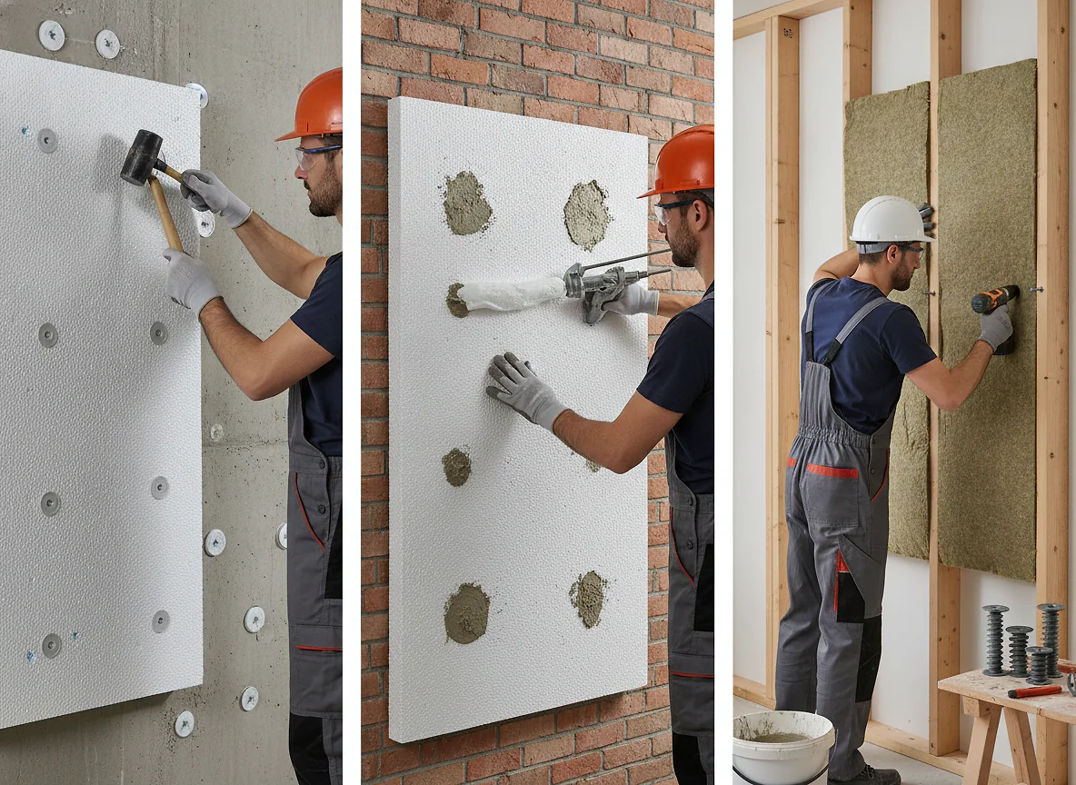 Fixer un panneau isolant thermique : 3 techniques selon le support